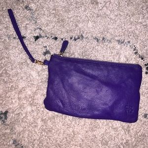 Purple wristlet